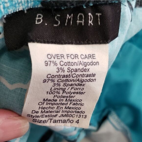 B Smart Floral Midi Dress Size 4 - Picture 6 of 6